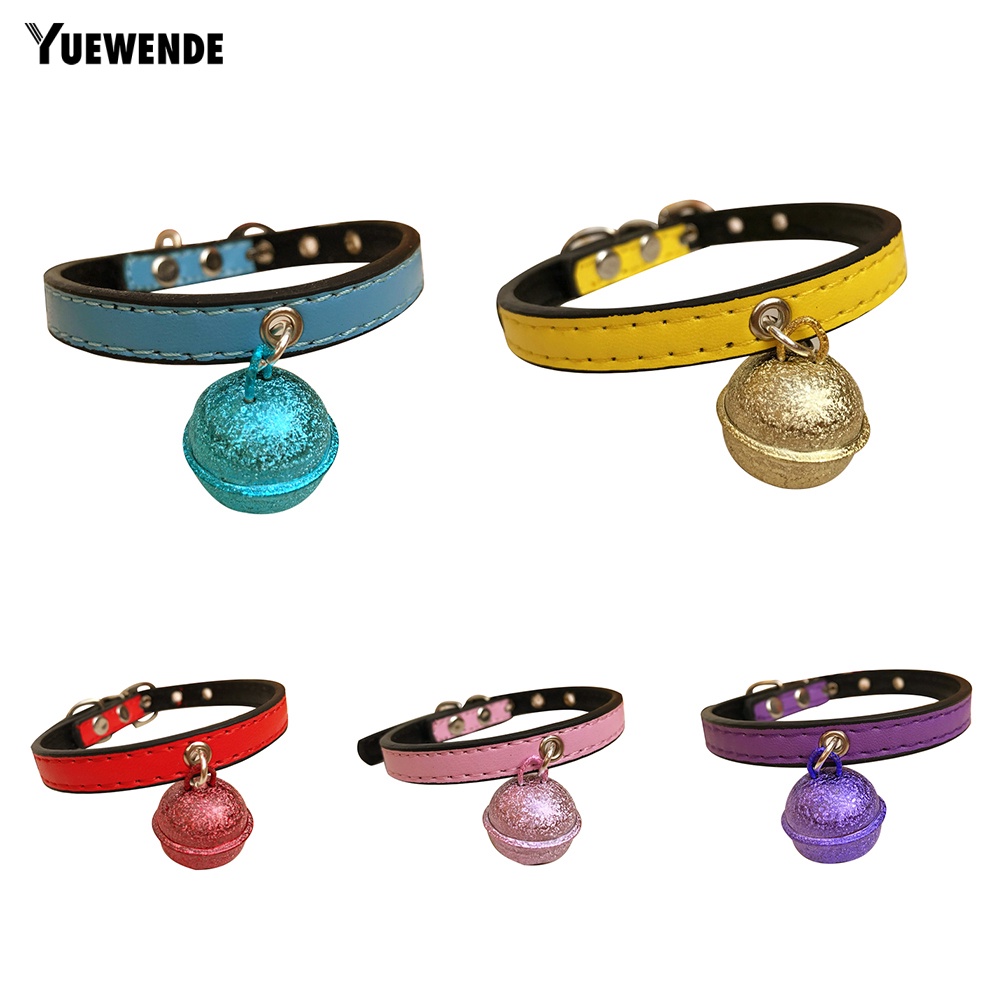 Vòng Cổ Giả Da Có Chuông Cho Thú Cưng