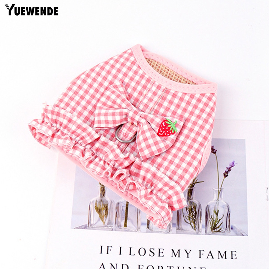 Dây Dắt Thú Cưng Đi Dạo Họa Tiết Nơ Xinh Xắn