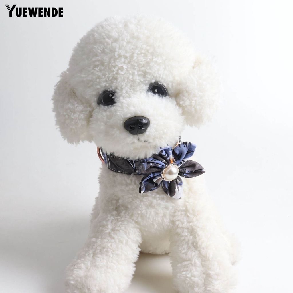 Vòng Cổ Họa Tiết Hoa Có Khóa Kim Loại Cho Thú Cưng