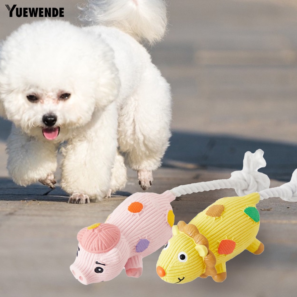 Đồ Chơi Gặm Chống Cắn An Toàn Hình Heo / Sư Tử Hoạt Hình Sáng Tạo Cho Thú Cưng YQ.E