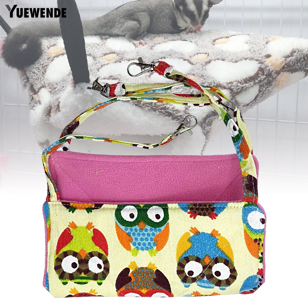 Võng Treo Mềm Mại Thoải Mái In Họa Tiết Da Báo Cho Hamster / Sóc / Thú Cưng YQ.E