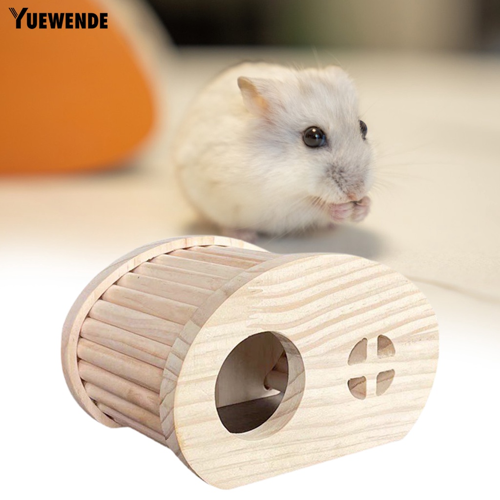 Nhà Gỗ Cho Chuột Hamster / Hamster / Chinchilla / Guinea / Chuột Hamster Không Dễ Biến Dạng Cạnh Mịn Độ Bền Cao