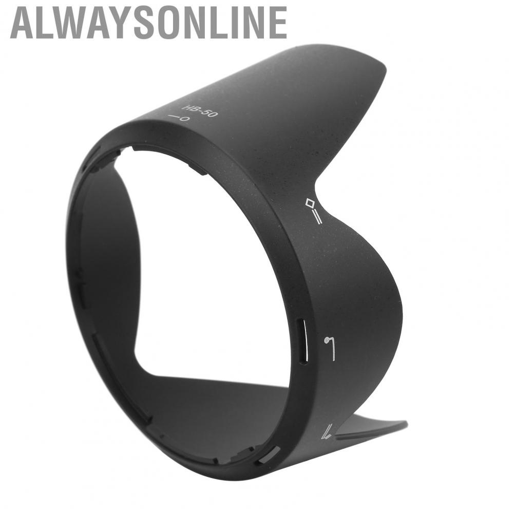 Alwaysonline HB‑50 Reversible  Lens Hood Shade Protector For 3.5‑5.6G ED VR Lens♡♡