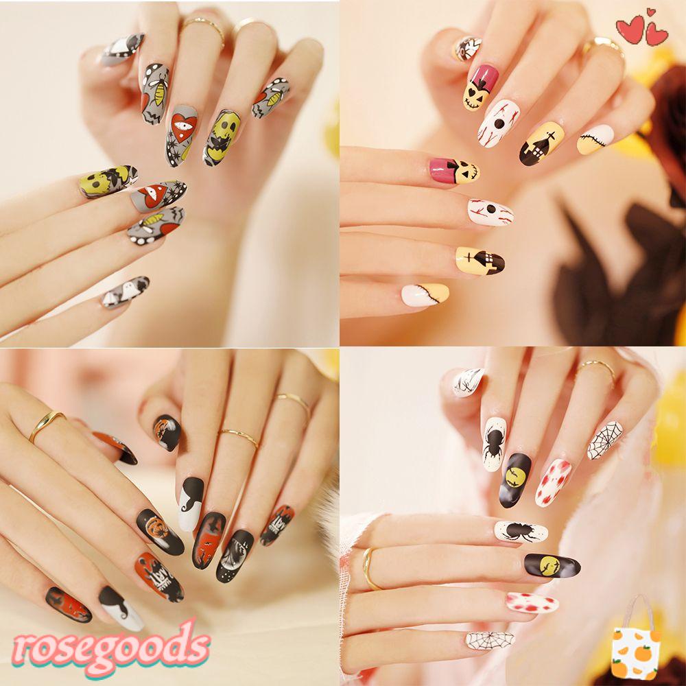 Hộp 24 Móng Tay Giả Có Thể Tháo Rời