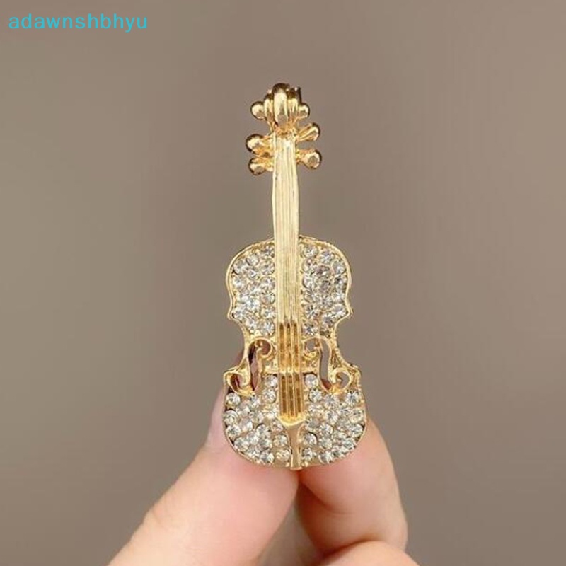 Ghim Cài Áo Hình Đàn Violin Đính Đá Thời Trang Cho Nữ