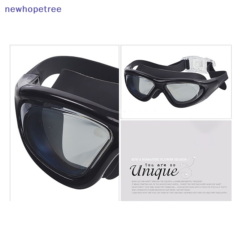 Kính Bơi Khung Lớn Bằng silicone Chống Thấm / Sương Mù Chất Lượng Cao