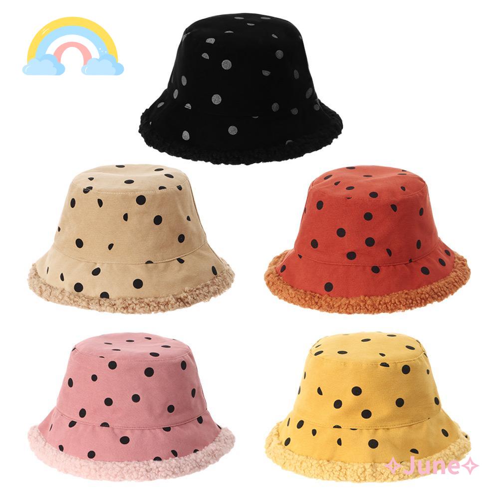 Mũ Panama Hai Mặt Mềm Mại Ấm Áp Thời Trang Mùa Đông