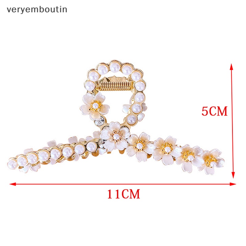 Kẹp Tóc Hình Hoa Đính Ngọc Trai Nhân Tạo Thời Trang Cho Nữ
