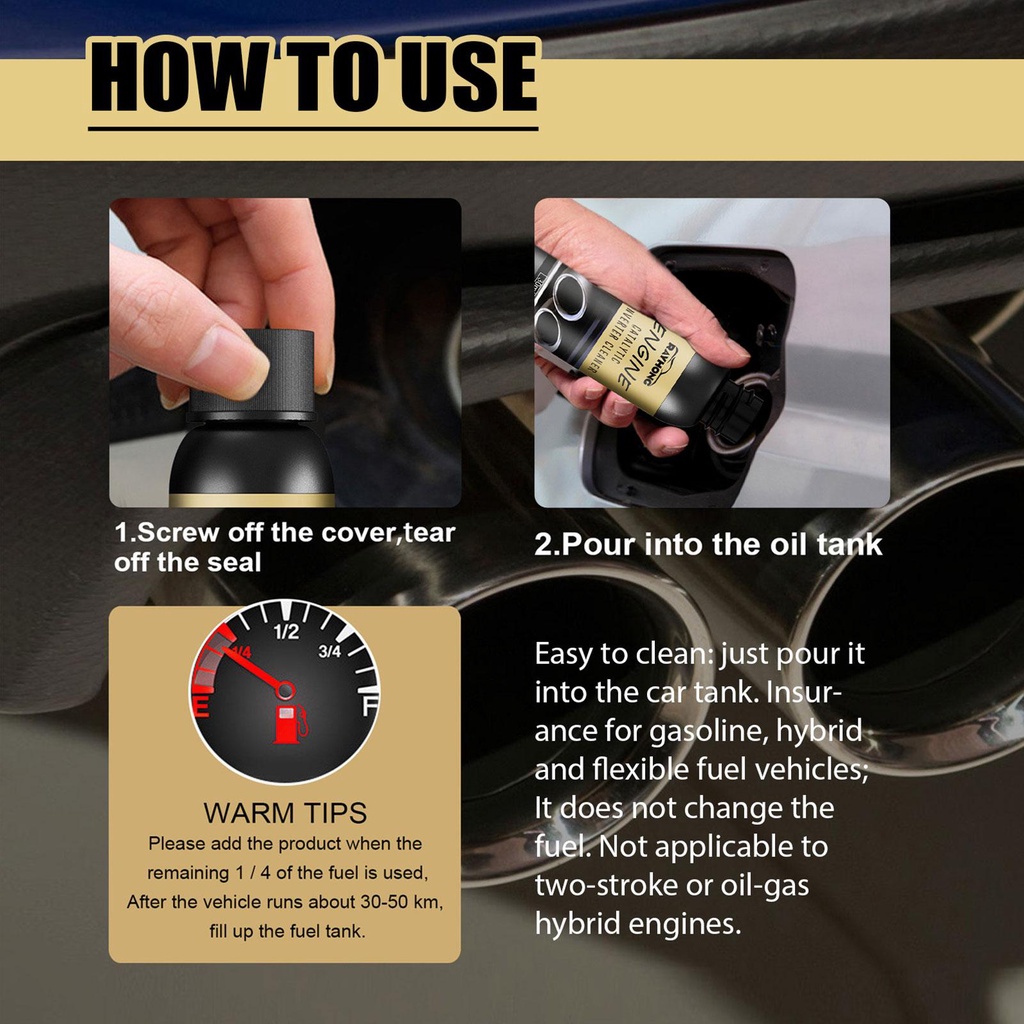 Bộ Chuyển Đổi Làm Sạch Động Cơ Xe Hơi Carbon S9D3