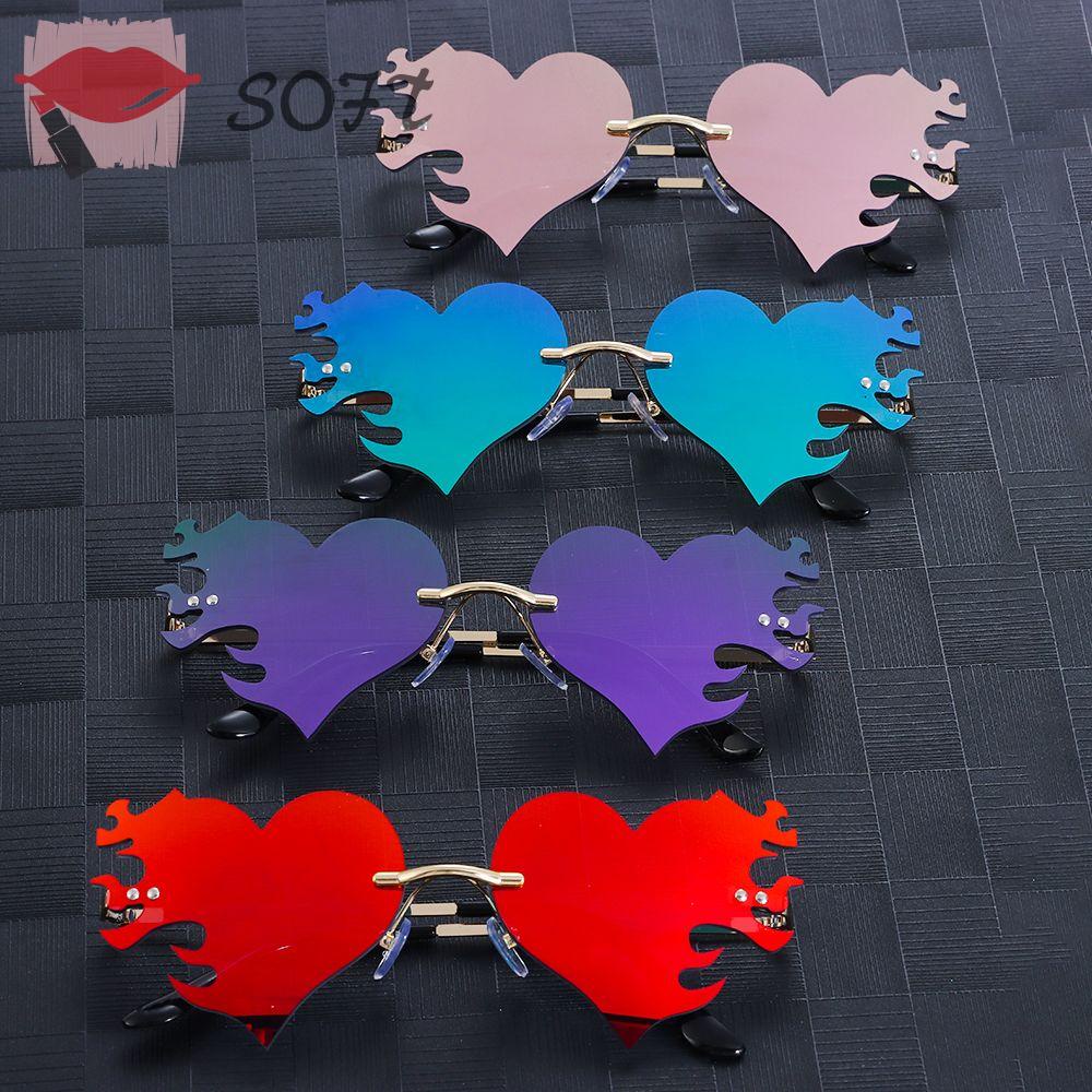 Kính Mát Không Gọng Chống Tia UV400 Thời Trang Cho Nữ