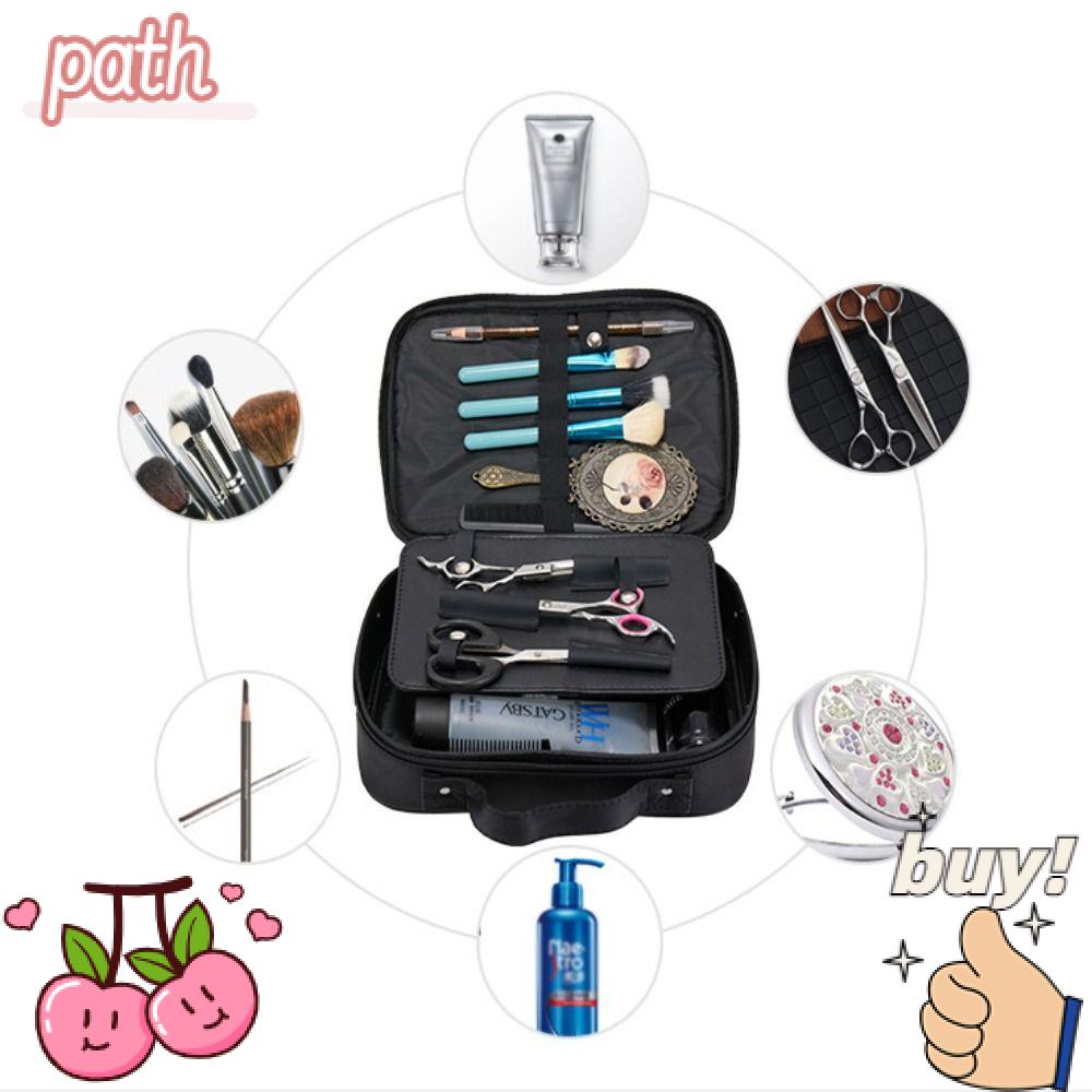 Túi Da PU Sức Chứa Lớn Dùng Đựng Kéo Làm Đẹp Tiện Dụng