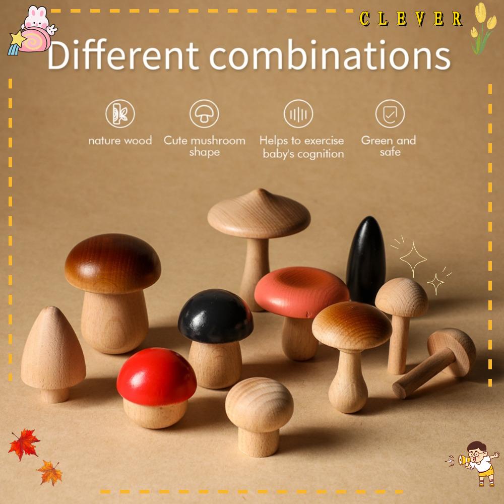 CLEVER Đồ chơi trẻ em Ghép Hình 11 Món Bằng Gỗ Độc Đáo Thú Vị Cho Bé