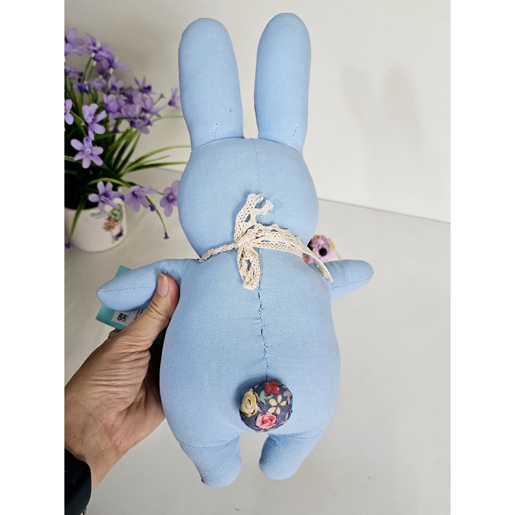 Thỏ nhồi bông On On cột nơ kích thước 34cm x 12cm (con)