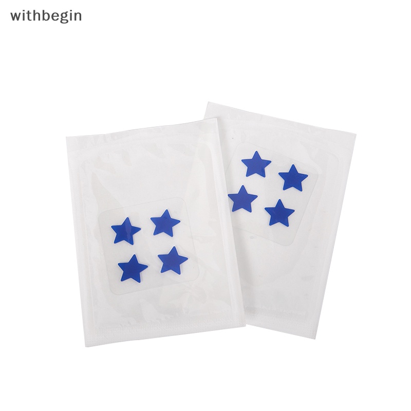 Bộ 4 Miếng Dán Hỗ trợ giảm mụn Vô Hình Chống Thấm Nước