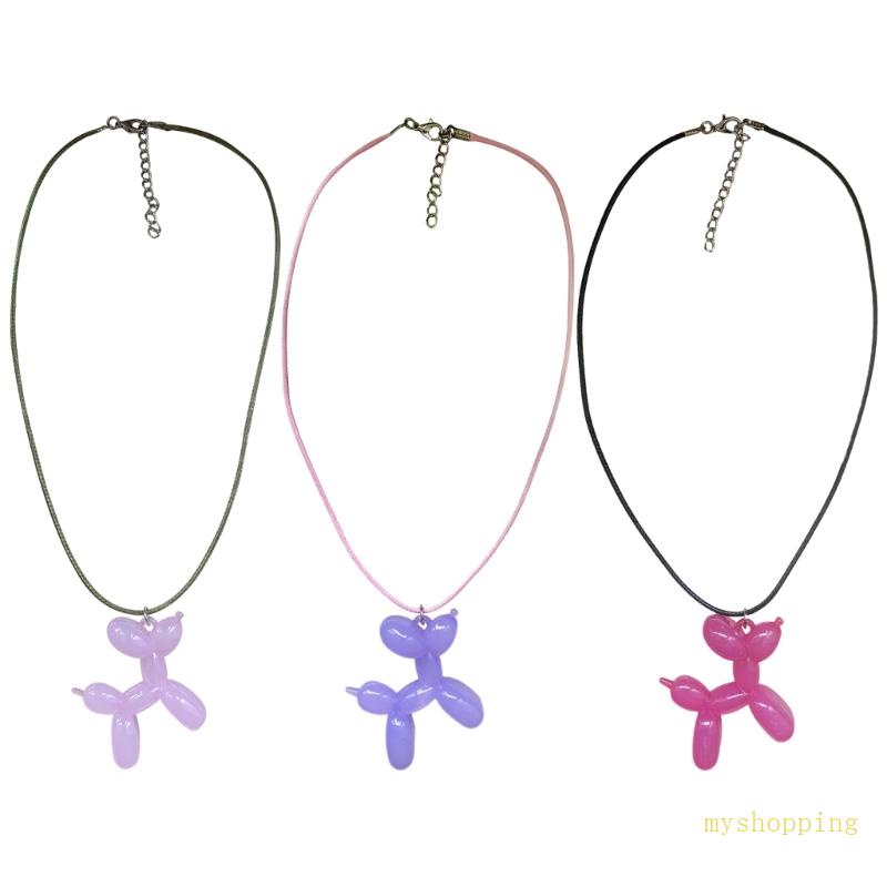 Vòng cổ Mặt Hình Chú Chó Hoạt Hình Phong Cách Hip Hop Thời Trang Cho Nam Và Nữ