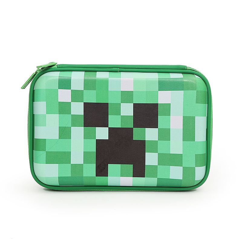 Túi Đựng Bút Vỏ Cứng Cỡ Lớn Họa Tiết Minecraft Độc Đáo Ốp