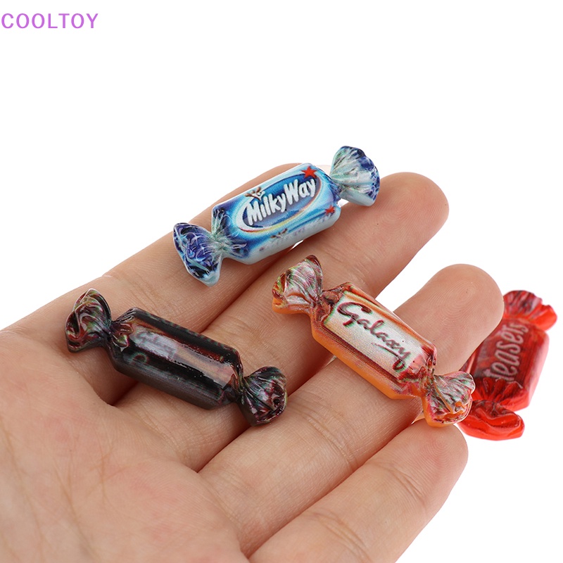 Set 8 Mô Hình Thức Ăn Mini Tỉ Lệ 1: 12 Dùng Để Trang Trí Nhà Búp Bê