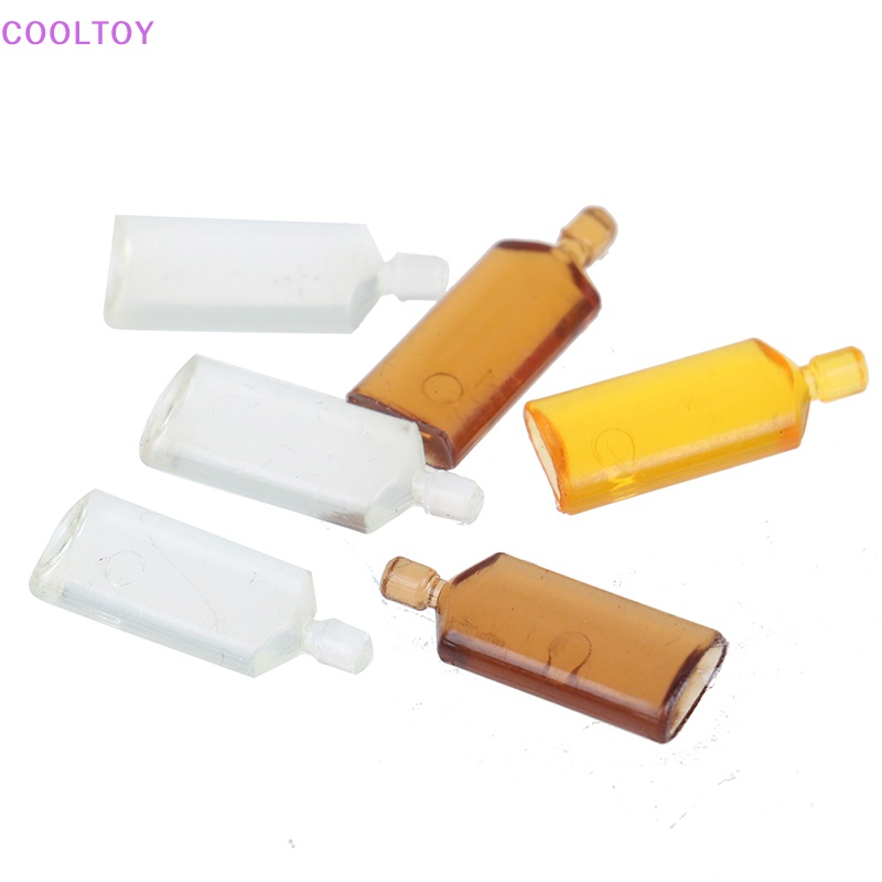 Set 6 Chai Rượu Mini Tỉ Lệ 1: 12 Dùng Để Trang Trí Nhà Búp Bê