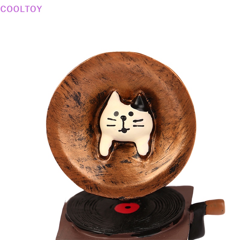 Cooltoy Mô Hình Máy Hát Đĩa mini Dễ Thương Phong Cách retro Trang Trí Nhà Búp Bê