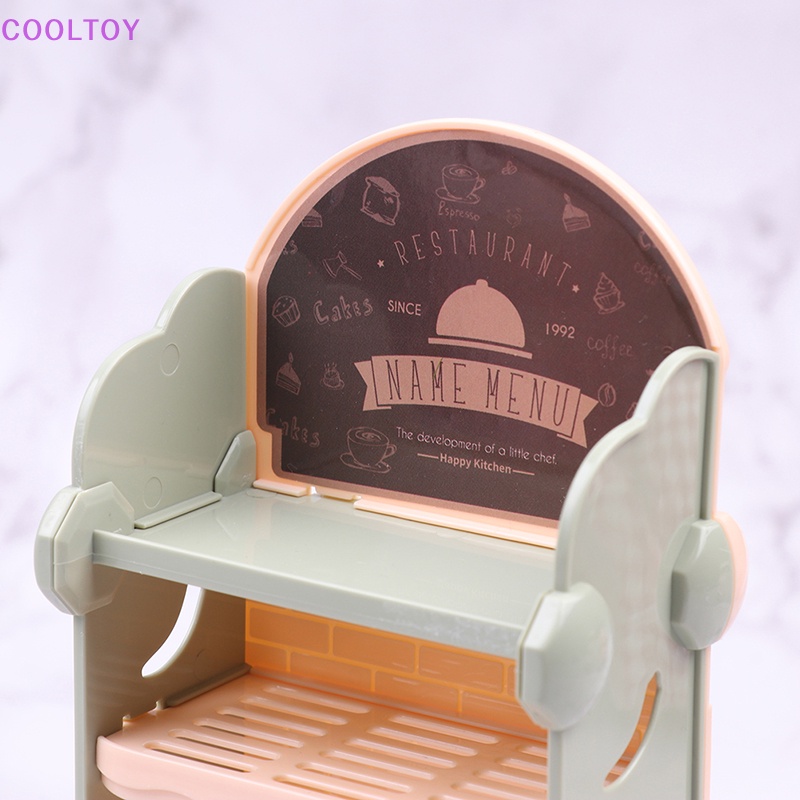 Tủ Ba Tầng Mini Trang Trí Nội Thất Nhà Búp Bê COOLTOY 1: 12