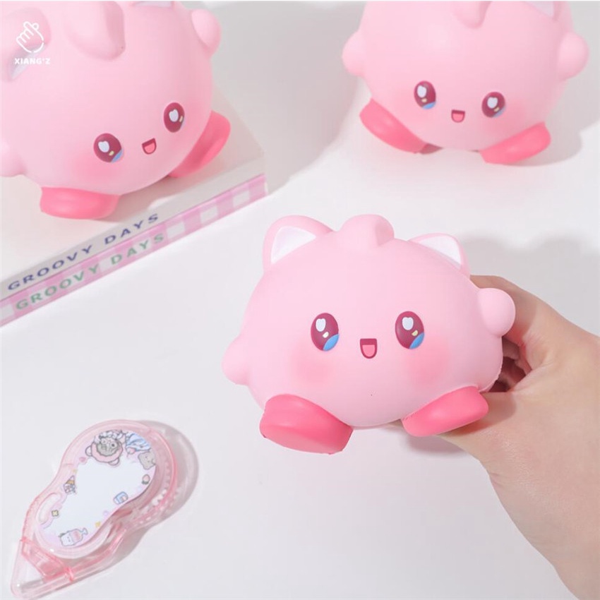 Đồ Chơi Nắn Bóp Đàn Hồi Giảm Stress Hình Búp Bê Kirby