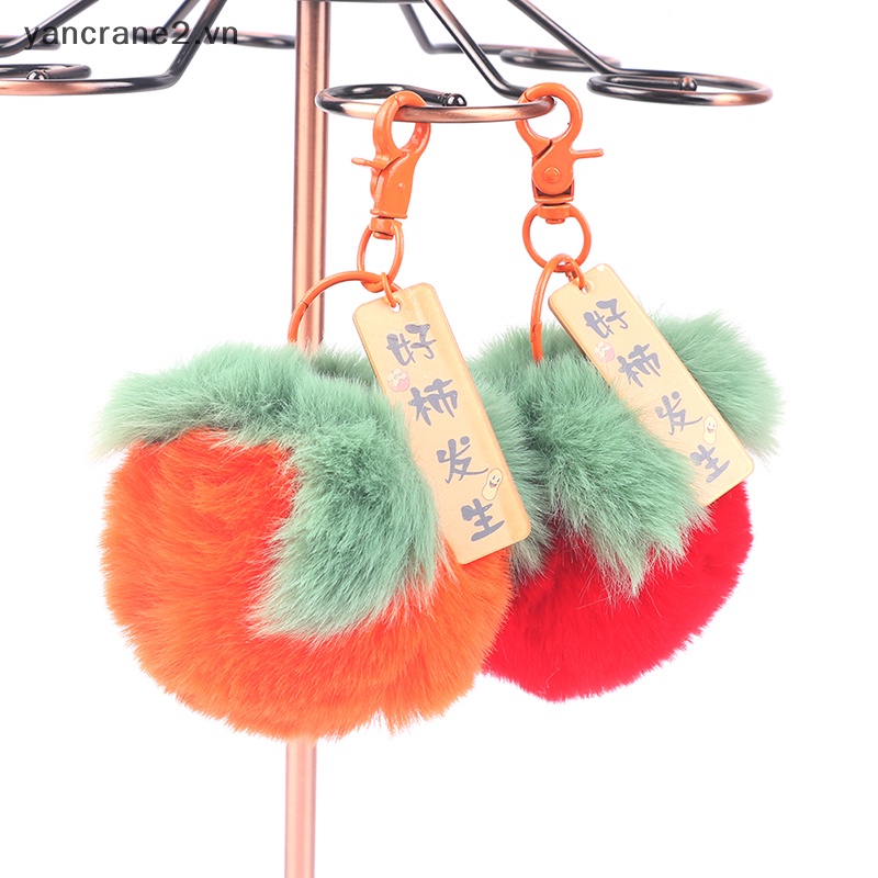 {YAN2} Móc Khóa Lông Thỏ Thật Mini Dễ Thương Dành Cho Nữ {yancrane2.vn}