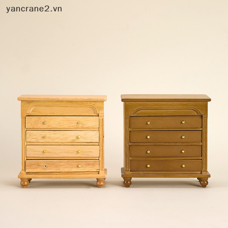 Mô Hình Tủ Nội Thất Mini 1 / 12 Trang Trí Nhà Búp Bê yancrane2.vn