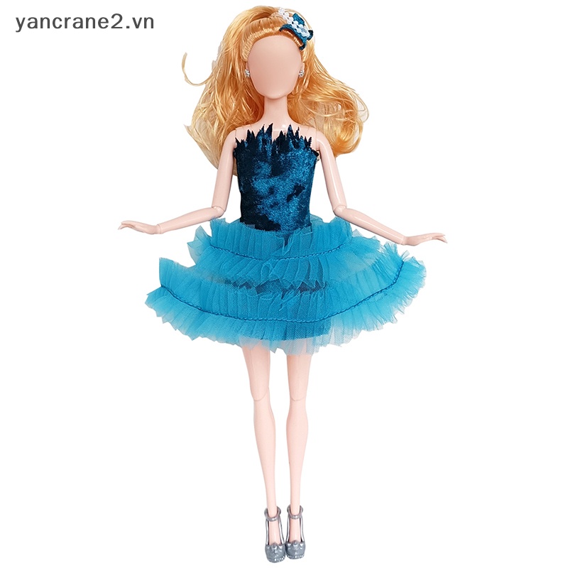 1 Bộ Đầm Thời Trang Cho Búp Bê yancrane2.vn 30CM