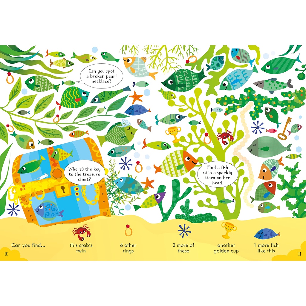 Look And Find Puzzles: Under The Sea