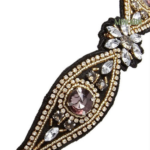 [Mokabh] Băng Đô Co Giãn Đính Hạt Đá Đẹp Mắt Dành Cho Cô Dâu Đám Cưới