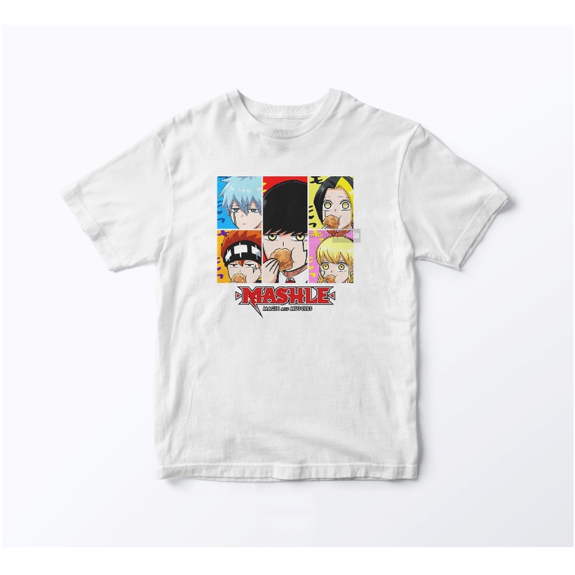 Ellen Mashle: Áo Thun Tay Ngắn In Họa Tiết Anime Cơ Bắp Và Cơ Bắp Phong Cách Harajuku Cho Nam Và Nữ