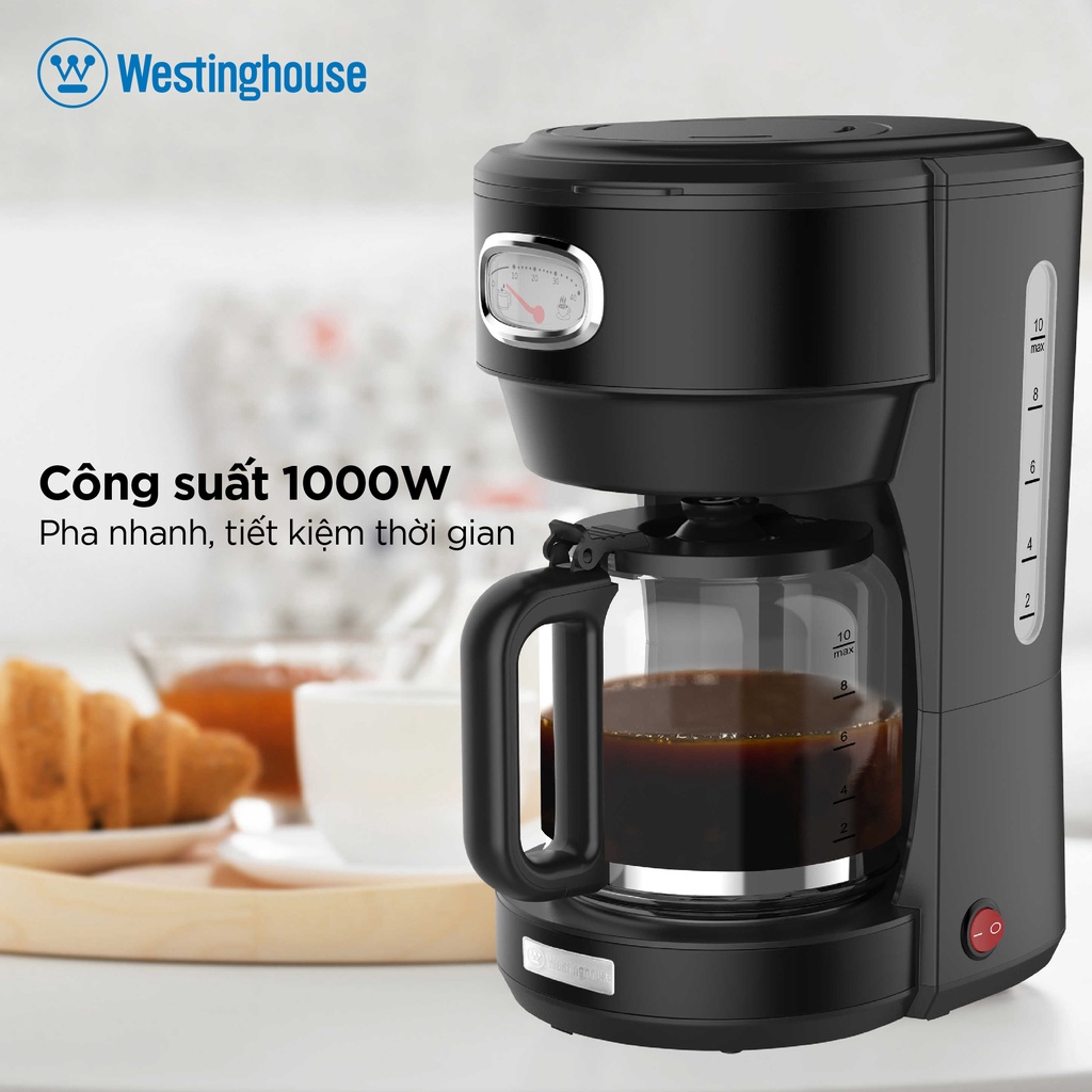 Máy Pha Cà Phê Westinghouse Retro Series WKCMR621 1.25L 1000W