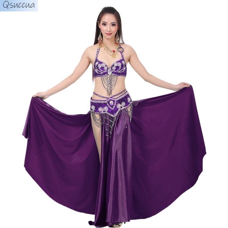 Bộ Trang Phục Múa Bụng Hai Mặt Đính Hạt Gợi Cảm Cho Nữ