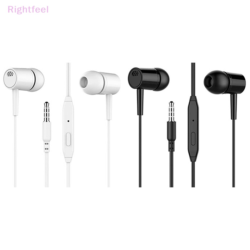 Tai Nghe Nhét Tai Jack 3.5mm Có Micro Chất Lượng Cao Cho Điện Thoại / Máy Tính Mới