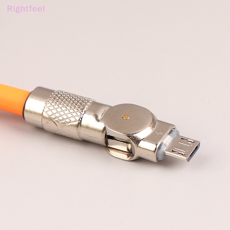 1 Dây Cáp Sạc Nhanh 120W 6A Micro USB Type C Xoay 180 Độ Mới