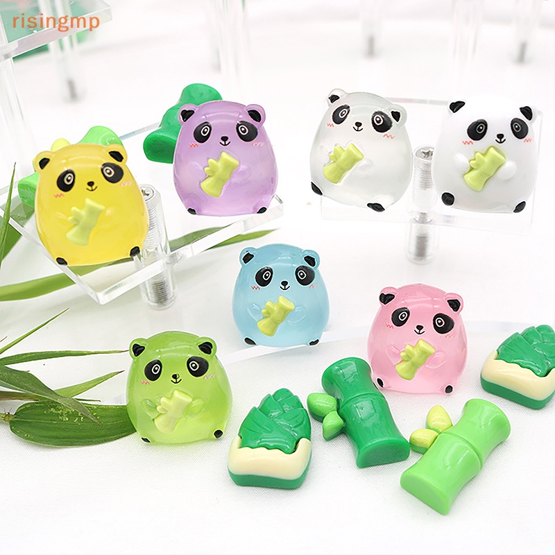Set 1 / 3 Mặt Dây Chuyền Hình Gấu Trúc Dạ Quang Dễ Thương