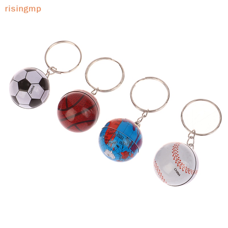 Móc Khóa Hình Quả Bóng Đá 3D Phong Cách Retro