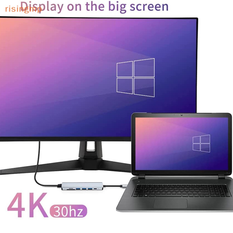 Trạm Sạc USB C Hub Màn Hình 4K Chất Lượng Cao