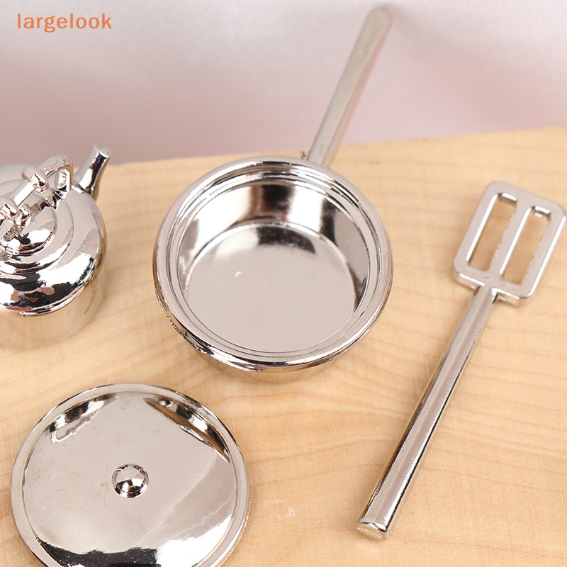 Mô Hình Nồi Chảo Mini Tỉ Lệ 1 / 12 Dùng Trang Trí Nhà Búp Bê