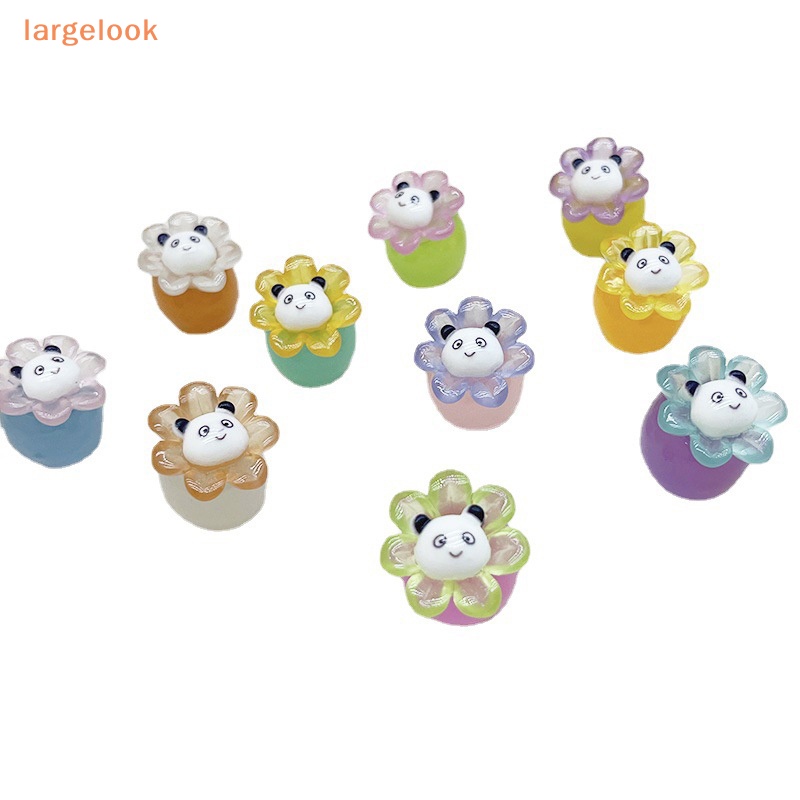 Set 2 Chú Gấu Trúc Dạ Quang Dễ Thương Dùng Trang Trí Xe Hơi