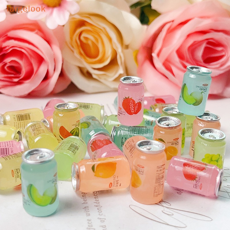 Bộ 3 Đồ trang trí Lon Nước Ngọt Mini Bằng Nhựa Dạ Quang Trang Trí Bảng Điều Khiển Xe Hơi