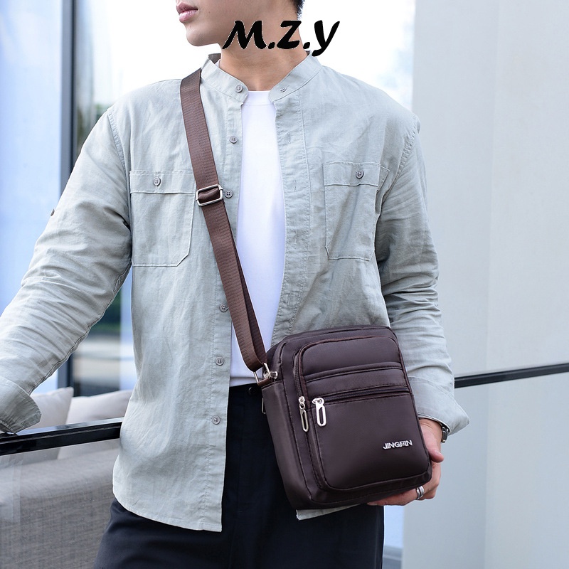 JINRU  Túi đeo chéo nam Túi Thời Trang nhiều màu 2023 NEW  ins Chic fashion Chất lượng cao L21T1FK 37Z230910