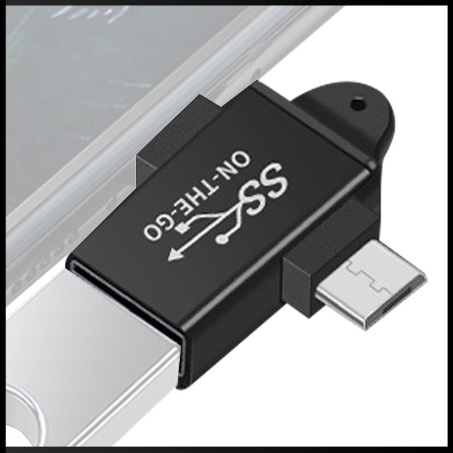 Đầu Chuyển Đổi Otg Type-c / micro Usb 2 Trong 1 Đa Năng Cho Android