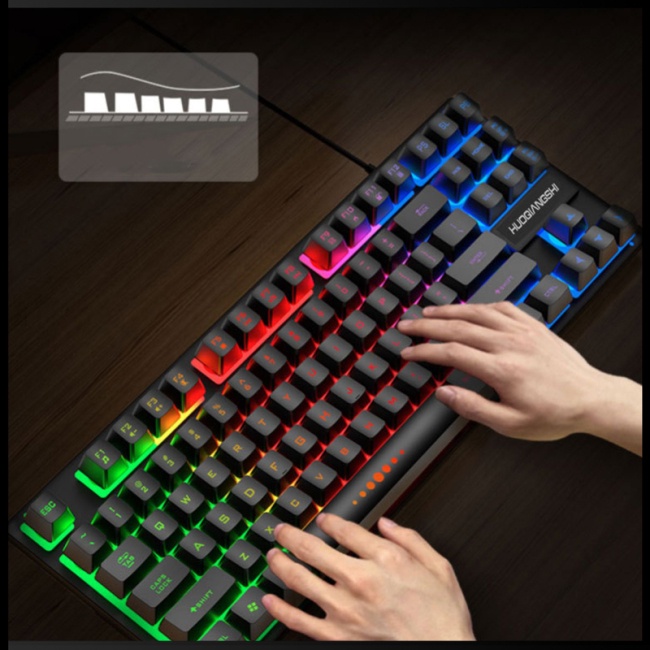 Bàn Phím Zevaret 87 Phím Có Dây Dùng Để Chơi Game