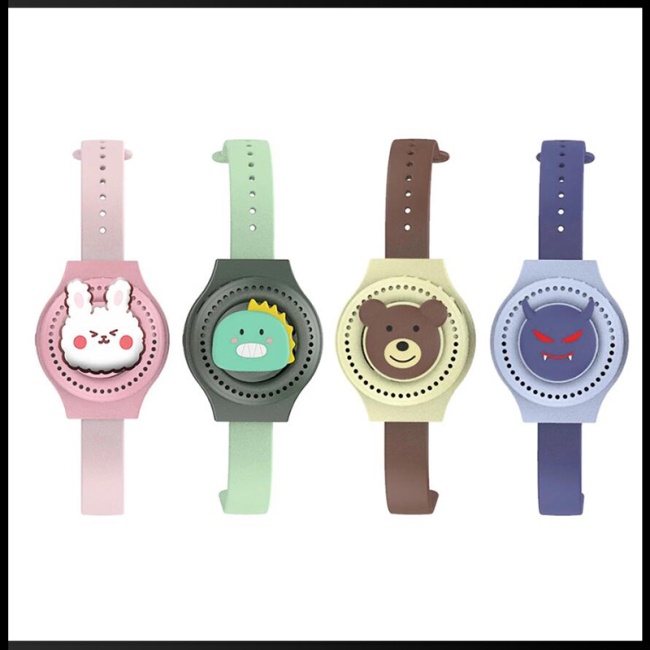 Quạt Làm Mát Mini Đeo Cổ Tay Sạc Cổng USB Thời Trang Cho Học Sinh