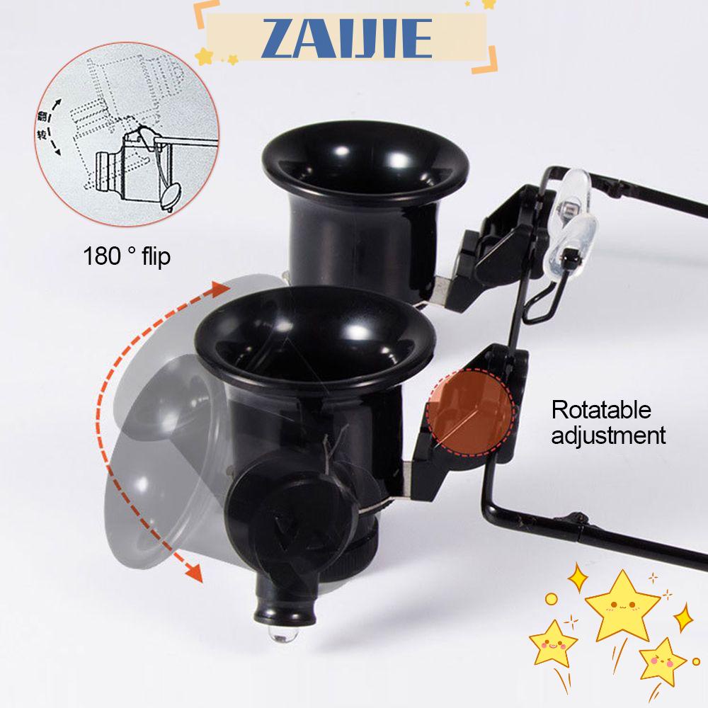 Kính Lúp Phóng Đại 20X 24X Có Đèn LED Chuyên Dụng Cho Thợ Làm Trang Sức