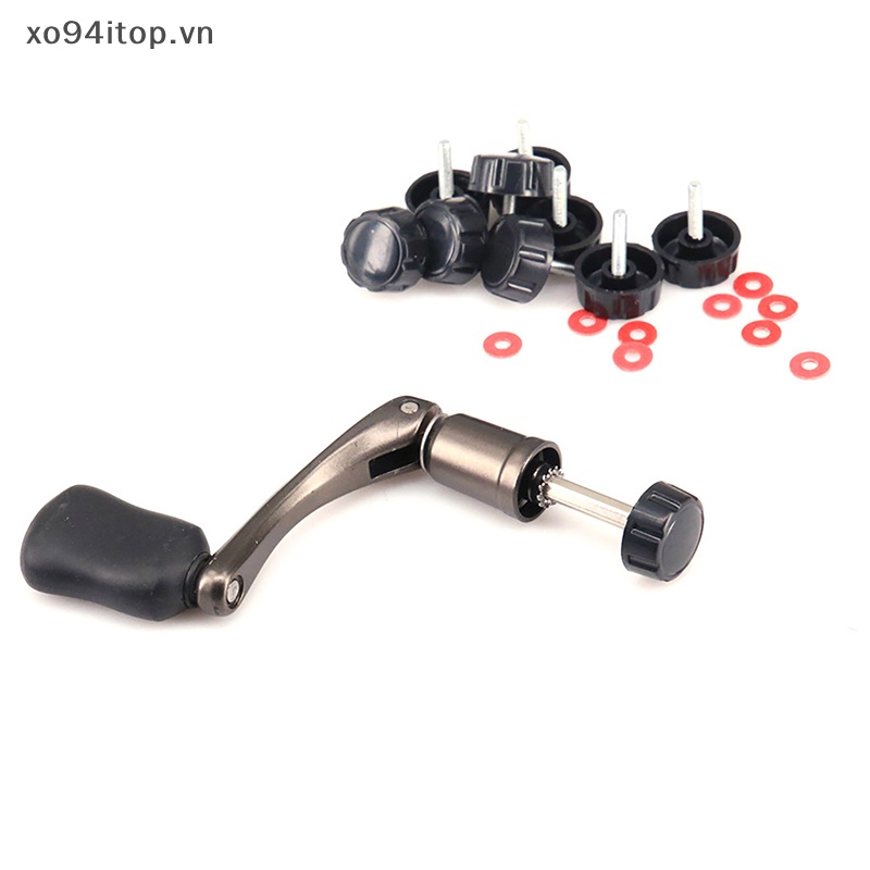 Xoitop Set 10 Nắp Vặn Tay Cầm Guồng Quay Câu Cá Bằng Nhựa Thông Dụng