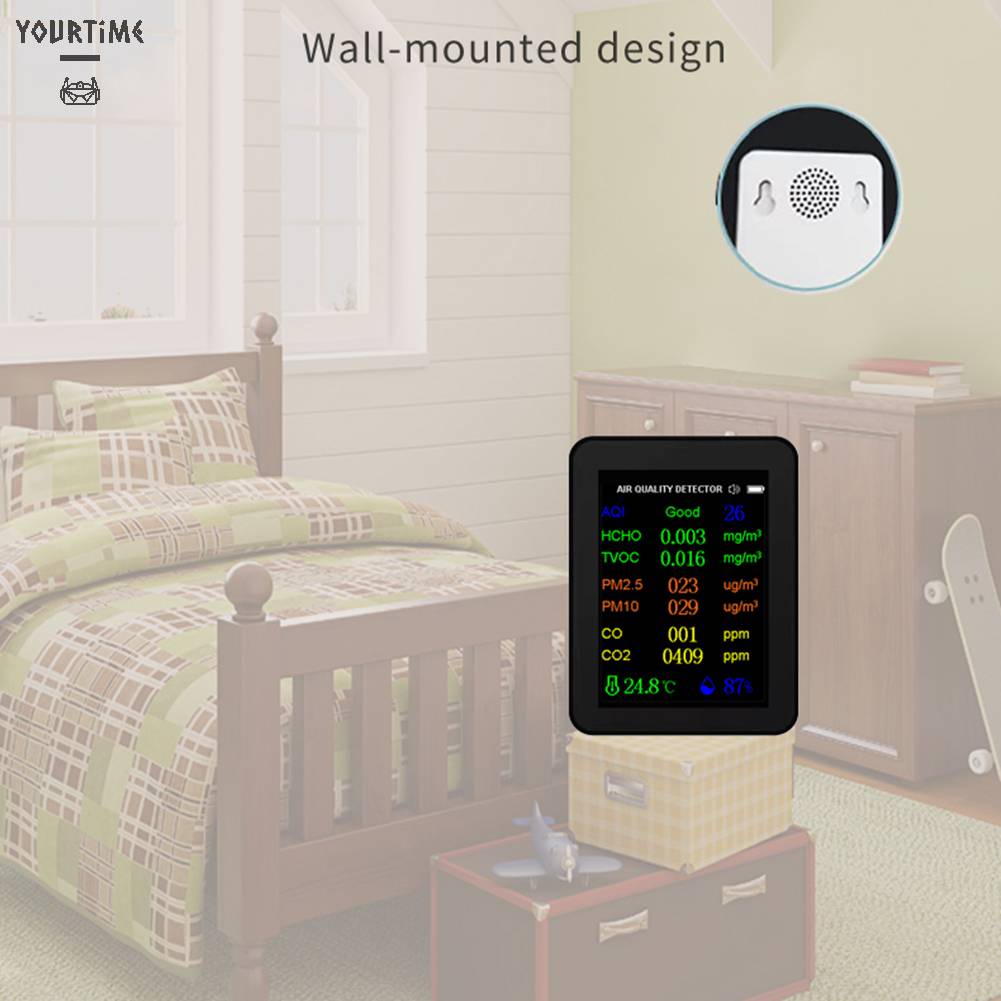 Máy Kiểm Tra Chất Lượng Không Khí Kỹ Thuật Số 9 Trong 1