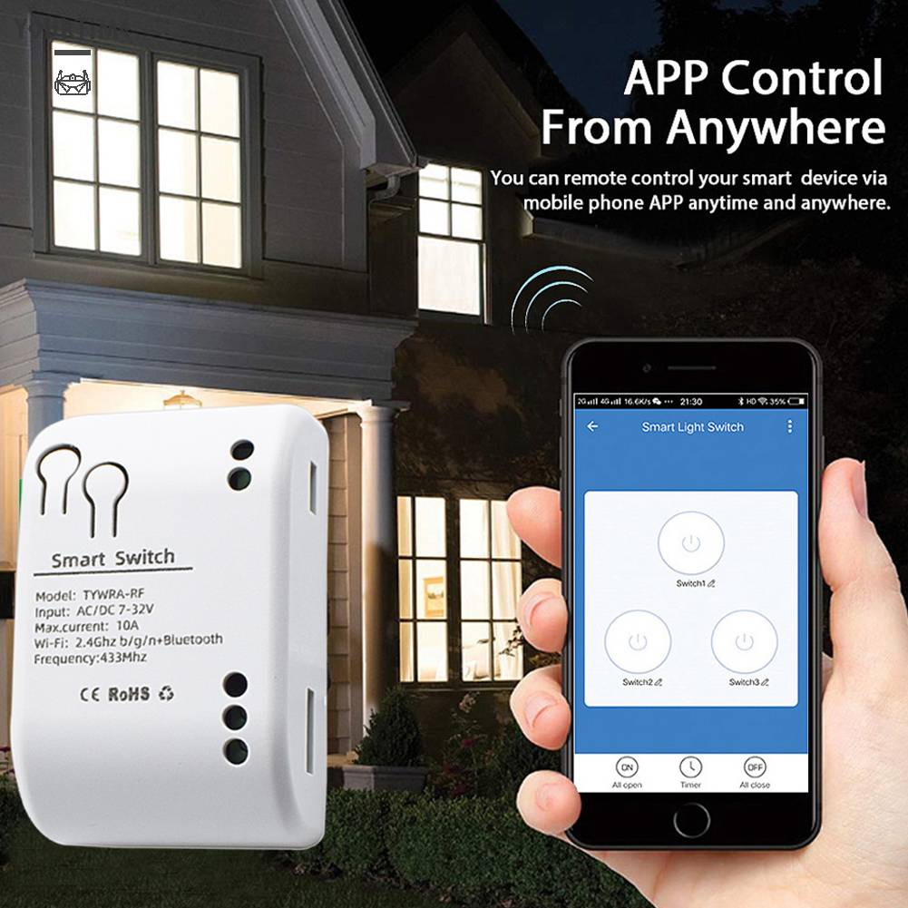 Mô Đun Công TắC WiFi Thông Minh Cho Alexa Google