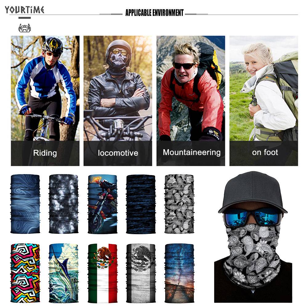 Set 10 Khẩu Trang Chống Bụi Đa Năng Tiện Dụng Khi Đi Câu Cá / Leo Núi